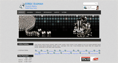 Desktop Screenshot of erbekrulman.com.tr